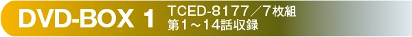 DVD-BOX1 TCED-8177／7枚組／第1～14話収録